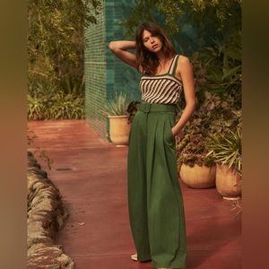 NWT  veronica beard  MALIYAH WIDE-LEG PANT size 2